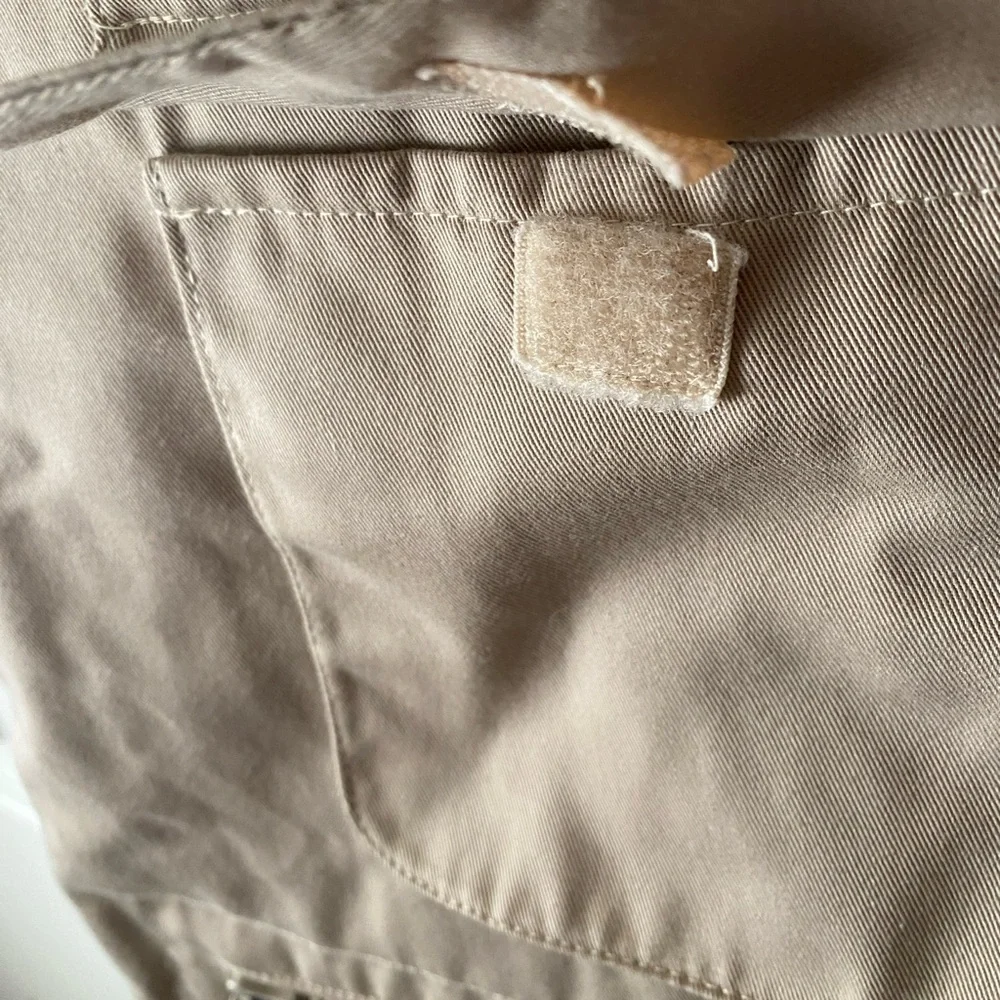 VINTAGE 80’s BANANA REPUBLIC Khaki Hooded Safari Hunting Camping Travel Vest M‎